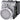 Lystrykknap 22 mm rund metal skinnende hvid flad momentan kontakt type med holder 1NO LED modul med integreret LED 24V - 1