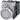Lystrykknap 22 mm rund metal skinnende hvid flad momentan kontakt type med holder 1NO LED modul med integreret LED 24V - 2
