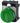 Indikatorlys 22 mm rund plastik grøn glat linse med holder LED modul 3SU1102-6AA40-1AA0 - 2