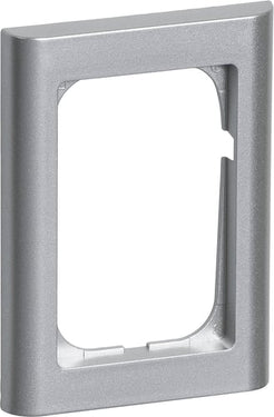 FUGA ramme Softline 68 1,5 modul stålmetallic - 1