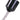 Isoleret terminalrør med bred krave sort 1,5mm² L=8mm - 1
