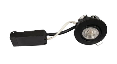 Luna Low profile Downlight ISO Mat Sort 2700K 350lm 6,2W Dæmpbar IP44 - 1