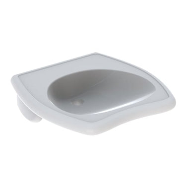 Geberit Vitalis håndvask 550x550x150mm t/bolte hvid porcelæn KeraTect 636496680 - 1