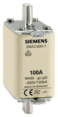 NH-sikring NH00 160A GL/GG 500V 3NA3836 - 1