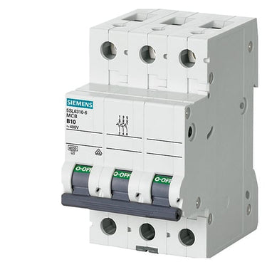 Automatsikring 6KA 3P C 25A 5SL6325-7 - 1