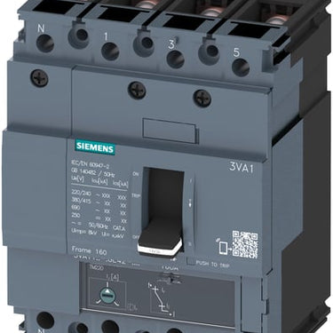 Maksimalafbryd,fs160,80a,4p,25ka,tm220 10 x in kabel ubeskyttet - 1