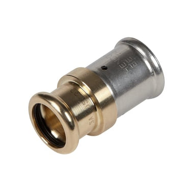 Henco pres muffe-overgang alu/stålrør 20x18mm CuSi - 1