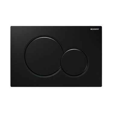 Geberit Sigma01 betjeningsplade dyb sort - 1