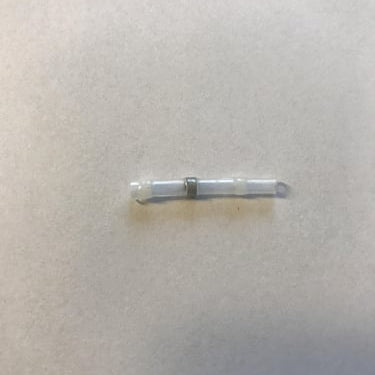 Loddemuffe med smeltbar tin ring og lim hvid 0,25-0,5 mm2 - 1