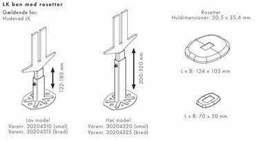 Hudevad Universalben 122-180 mm til LK2 20 - 1