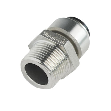 Roth overgang rustfri stål 22 mm x 3/4" nippel - 1