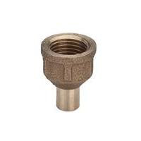 Viega indstiksstykke nippel/muffe 22 mm x  1/2" rødgods - 1