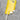 Sikkerhedsbananstik gul - 2
