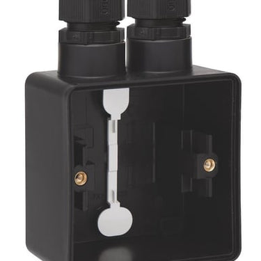 Underlag 1-modul 2x M20 IP55 sort - 1