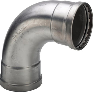 Viega Sanpress Inox XL bøjning 90° 88,9 Rustfritstål/blank 482602 - 1