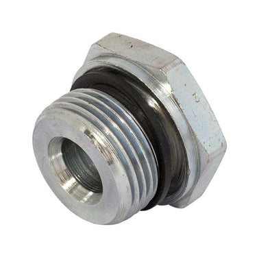 Nippel/Muffe 1.1/4" flad NBR pakning x 3/4" - Kort - 1