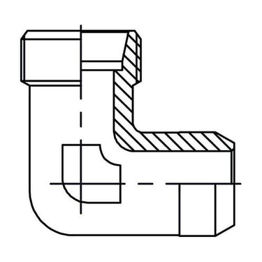 24° vinkelsvejseadapter 10S - 90° - 1