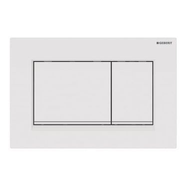 Geberit Sigma30 betjeningsplade mat Alpin-hvid - 1