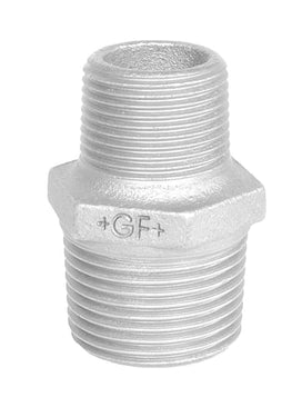 Brystnippel galvaniseret reduktion 1 1/4 x 1/2 - 1