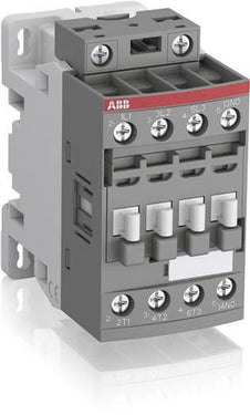 Kontaktor 3-polet 4kW 400V AC styrespænding 250-500V AC/DC hjælpekontakt 1NC skruetilslutning AF09-30-01-14 250-500V50/60HZ-DC - 1