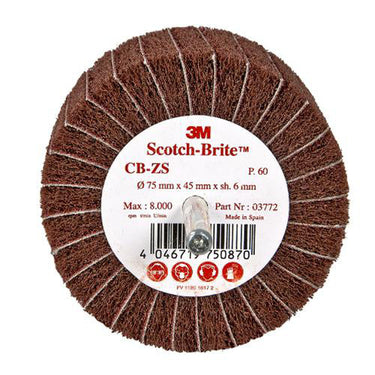 3M™ Combi børste 450 CB-ZS P120 75 mm x 45 mm x 6 mm 10 stk/pak PN03770 - 1