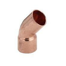 Viega bøjning 45° n/m 15 mm kobber - 1