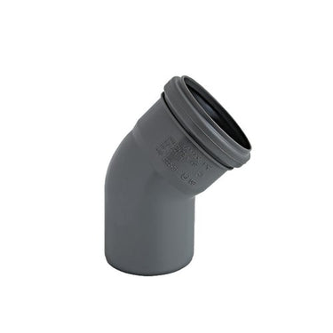 Ht-Pp (Amax Pro) Ø75 mm X 45° Grå Bøjning - 1