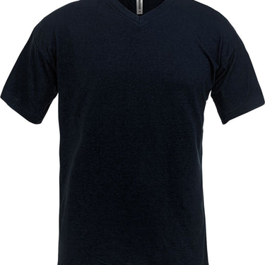 T-shirt v-hals mørk blå XL - 1