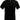 T-shirt V-hals Sort M - 1
