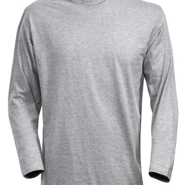 T-shirt Langeærmer Grå Meleret Str M - 1