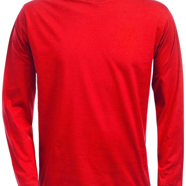 T-shirt Langeærmer Rød Str S - 1