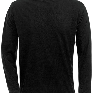 T-shirt Langeærmer Sort  Str L - 1