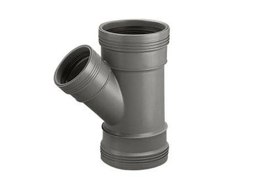 Wafix PLUS PP grenrør 45° Ø110 x Ø75 mm grå - 1