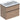 Geberit Icon møbelpakke 750 x 480 x 630 mm 2 skuffer eg natur porcelæn melamin træstruktur - 1