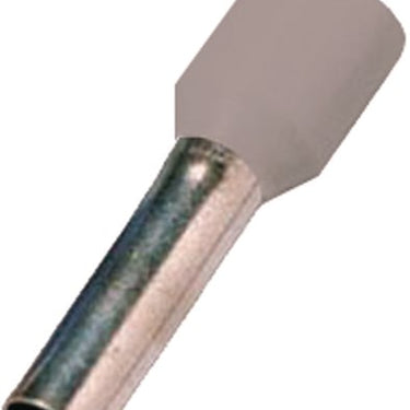 Isoleret terminalrør grå 0,75mm² L=8mm - 1