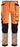 Snickers High-viz stretch buks m. hylsterlommer kl.2 6243 orange/sort str. 56 - 1