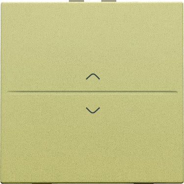 Tangent med pil symboler til 2-tryk gold coated - 1
