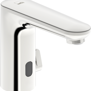Oras Electra berøringsfrit håndvaskarmatur 3V 123 mm tud u/bv forkr - 1