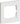 FUGA ramme Baseline 68 1 modul hvid - 1