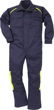 Fristads flame svejse kedeldragt 100338 marine XL - 1