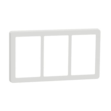 FUGA Base 63 designramme 3x1,5 modul hvid - 1