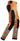 Snickers High-Vis stretch buks 6343 klasse 2 orange/sort str. 148 - 4