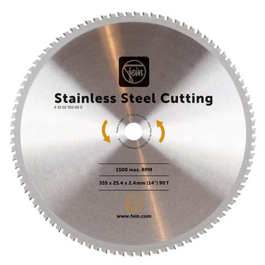 Fein Savklinge Ø355mm T90 2,4mm rustfrit stål - 1