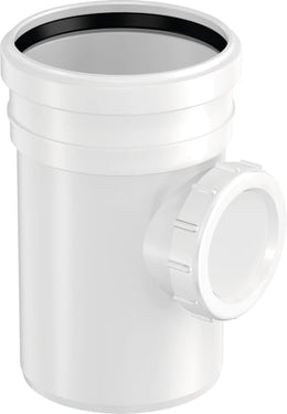 Uponor Decibel renserør 160 mm med 1 muffe - 1