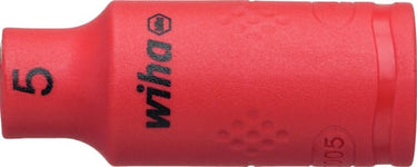 Wiha Isoleret VDE 1000V top 1/4" 5,0mm - 1