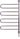 KRISS Curvo 1025x545mm 4 arme 70W pol rf stål stål - 1