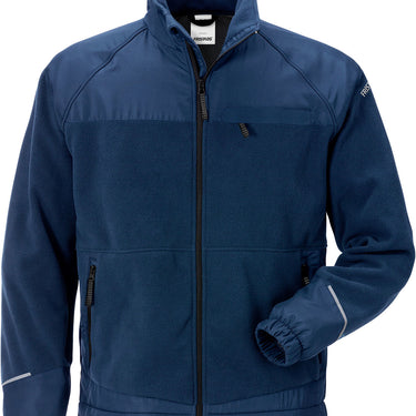 Fristads Vindtæt fleece jakke 4411 Mørk Marine str XS - 1
