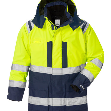 Hi-Vis 3-I-1 Parka 119627 gul/marine str L - 1