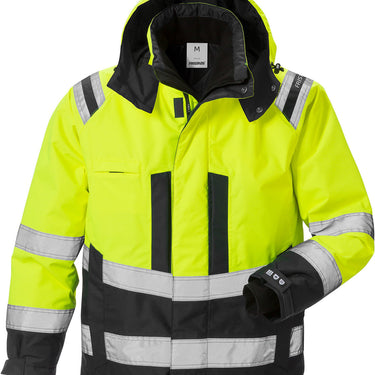 Fristads Hi-Vis Airtech vinterjakke kl.3 4035 gul/sort str 3XL - 1