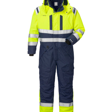 Hi-Vis Kedeldr. Kl3 119627 gul/marine str 2XL - 1